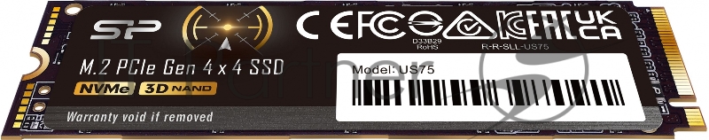 Накопитель SSD Silicon Power PCI-E 4.0 x4 1TB SP01KGBP44US7505 US75 M.2 2280