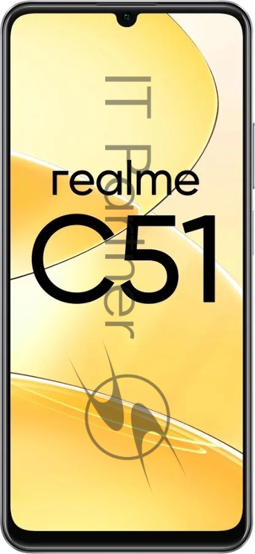 Смартфон Realme C51 RMX3830 4/128Gb черный (631011000369)