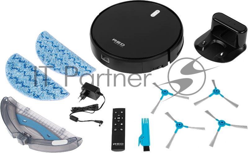 Пылесос-робот Red Solution RV-R6040S 22Вт черный