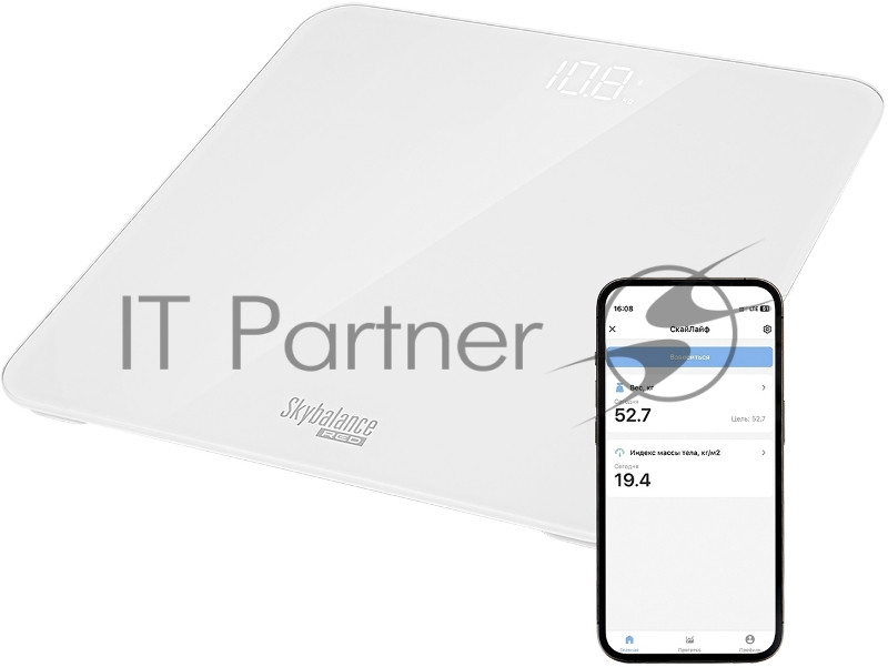 Весы напольные элек/мех Red Solution SkyBalance RS-762S макс.180кг белый