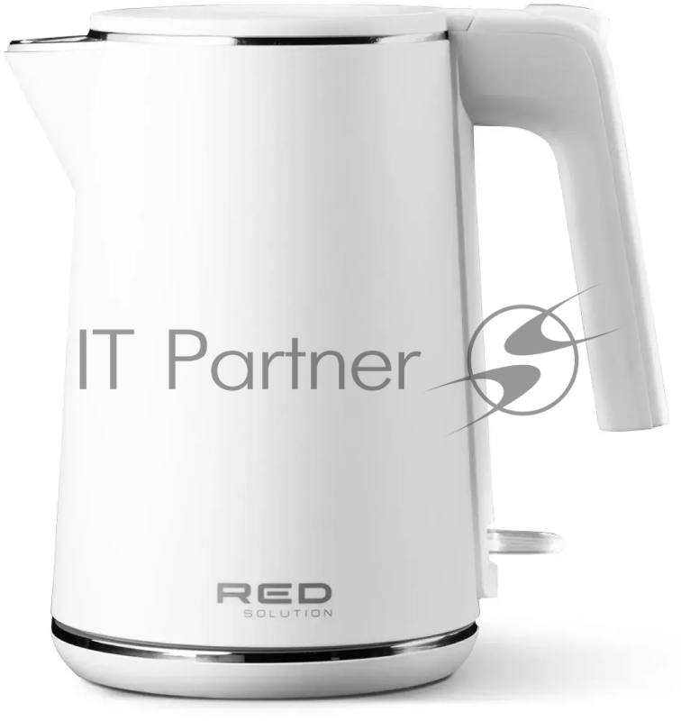 Чайник электрический Red Solution RK-M1571 1л. 1000Вт белый (корпус: нержавеющая сталь/пластик)