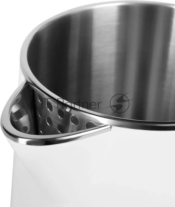 Чайник электрический Red Solution RK-M1571 1л. 1000Вт белый (корпус: нержавеющая сталь/пластик)