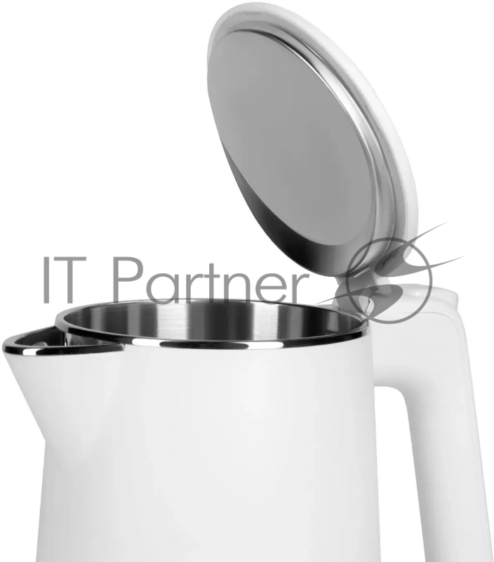 Чайник электрический Red Solution RK-M1571 1л. 1000Вт белый (корпус: нержавеющая сталь/пластик)