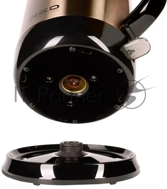Чайник электрический Red Solution RK-M1582 1.7л. 1800Вт золотистый (корпус: двойные стенки)