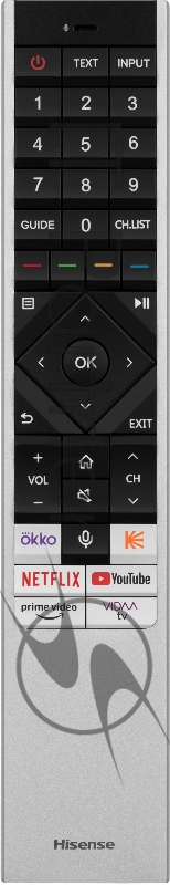 Телевизор LED Hisense 55 55U7KQ темно-серый 4K Ultra HD 120Hz DVB-T DVB-T2 DVB-C DVB-S DVB-S2 USB WiFi Smart TV