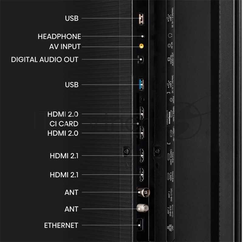 Телевизор LED Hisense 85 85UXKQ темно-серый 4K Ultra HD 120Hz DVB-T DVB-T2 DVB-C DVB-S DVB-S2 USB WiFi Smart TV