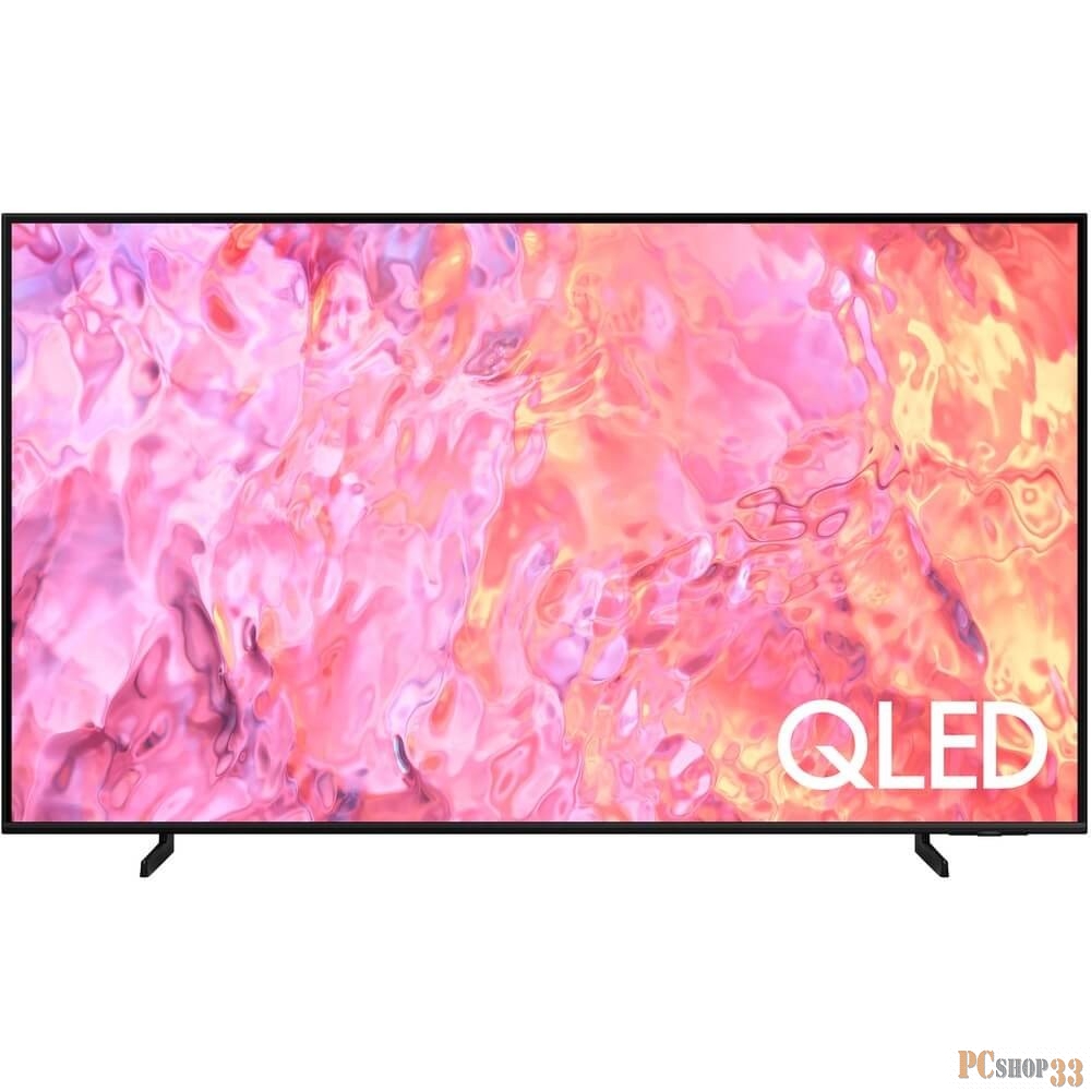Телевизор QLED Samsung 75 QE75Q60CAUXRU Q черный 4K Ultra HD 60Hz DVB-T2 DVB-C DVB-S2 USB WiFi Smart TV (RUS)