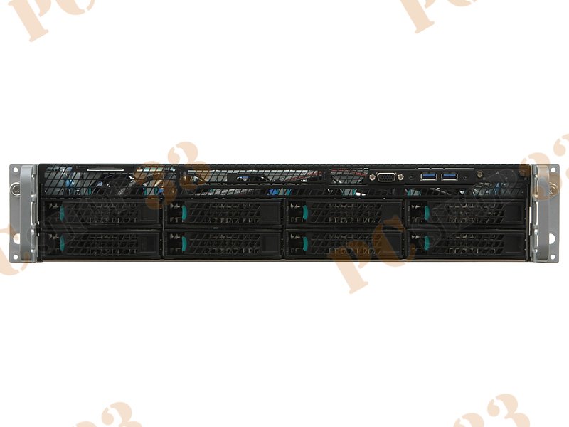 Платформа 2U 19 RM Intel R2308WTTYSR (2xSocket2011-v3, iC612, 24xDDR4, 8xHS 3.5 SATA, RAID, 7xPCI-E x8 + 1xPCI-E x4, VGA, 2x10Гбит LAN, IPMI, USB, 1100Вт)