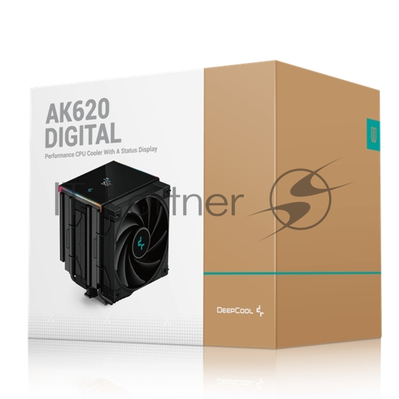 Кулер DeepCool AK620 Digital (R-AK620-BKADMN-G) (All sockets, TDP 260W, PWM)