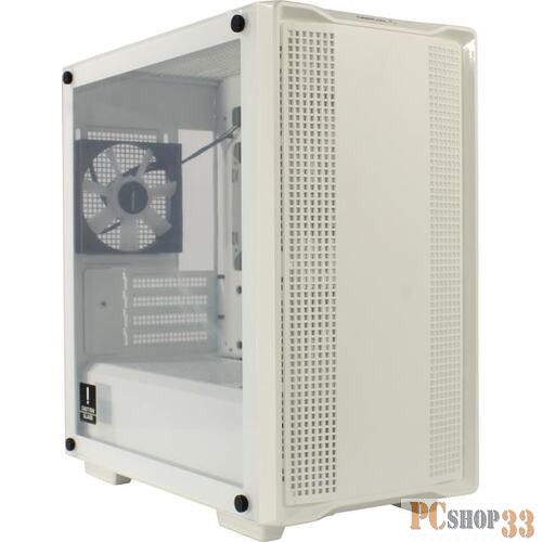 Корпус компьютерный DeepCool CC360 WH ARGB (R-CC360-WHAPM3-G-1) (mATX, без БП, 2xUSB, с окном)