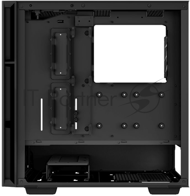 Корпус компьютерный DeepCool CH560 Black (R-CH560-BKAPE4-G-1) (ATX, без БП, 2хUSB, с окном)