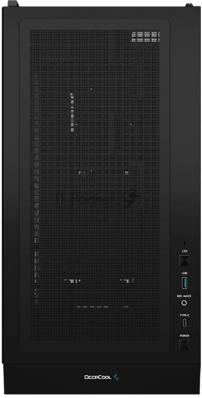 Корпус компьютерный DeepCool CH560 Black (R-CH560-BKAPE4-G-1) (ATX, без БП, 2хUSB, с окном)