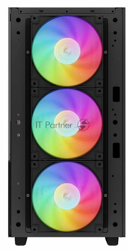 Корпус компьютерный DeepCool CH560 Digital Black (R-CH560-BKAPE4D-G-1) (ATX, без БП, 2хUSB, с окном)