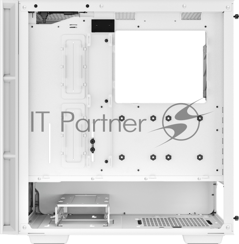 Корпус компьютерный DeepCool CH560 Digital WH White (R-CH560-WHAPE4D-G-1) (ATX, без БП, 2хUSB, с окном)