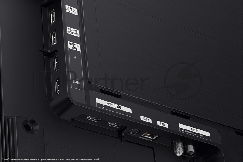 Телевизор 55 Samsung/ 55, QD-OLED 4K, Smart TV,Wi-Fi, Voice, HDR 32х, HDR10+, 144Гц, DVB-T2/C/S2, 2.1 CH, 40W, OTS+, FreeSync Premium Pro, 4HDMI, 3USB, TITAN BLACK 2023