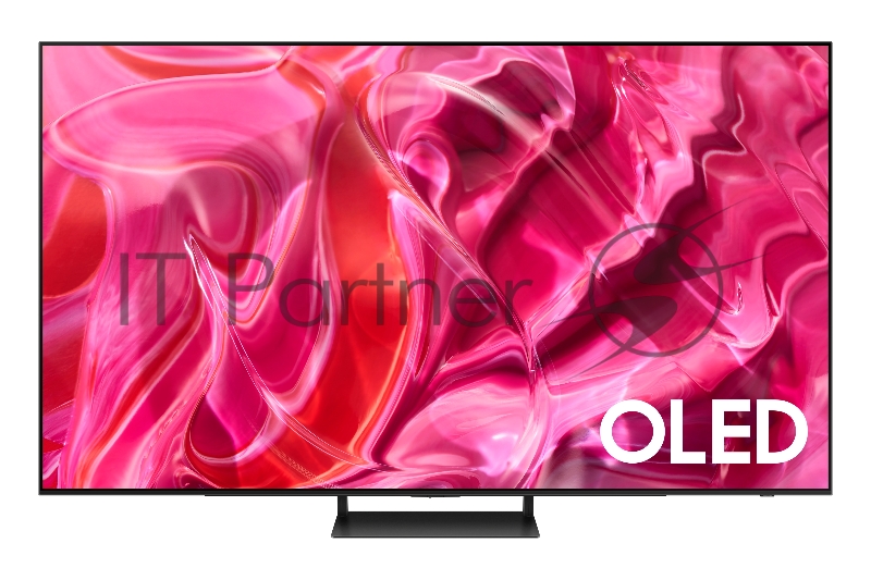 Телевизор 55 Samsung/ 55, QD-OLED 4K, Smart TV,Wi-Fi, Voice, HDR 32х, HDR10+, 144Гц, DVB-T2/C/S2, 2.1 CH, 40W, OTS+, FreeSync Premium Pro, 4HDMI, 3USB, TITAN BLACK 2023