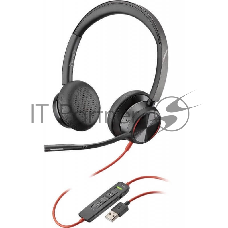 Гарнитура проводная BLACKWIRE 8225, BW8225-M USB-A, WW