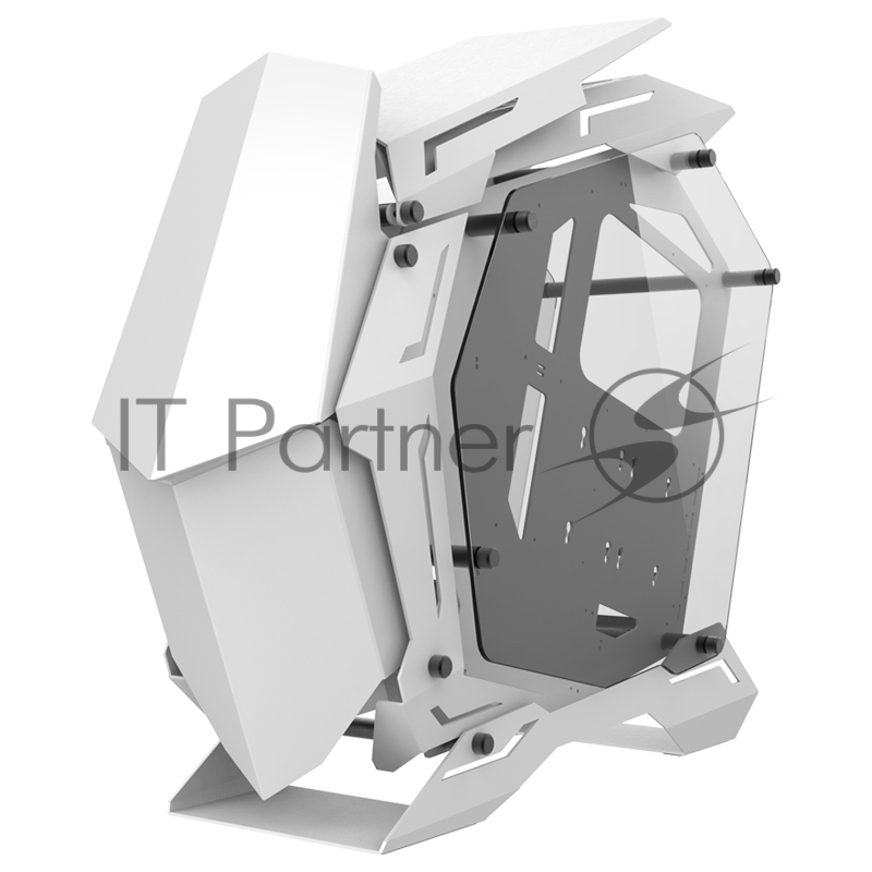 Корпус компьютерный ATX JONSBO MOD 3, White, Mod Gaming ATX case, 2xU3.0+1xType-C, HD-Audio, structure 1.0+0.8mm steel plate, 4mm Aluminum, 4mm Tempered Glass Plate