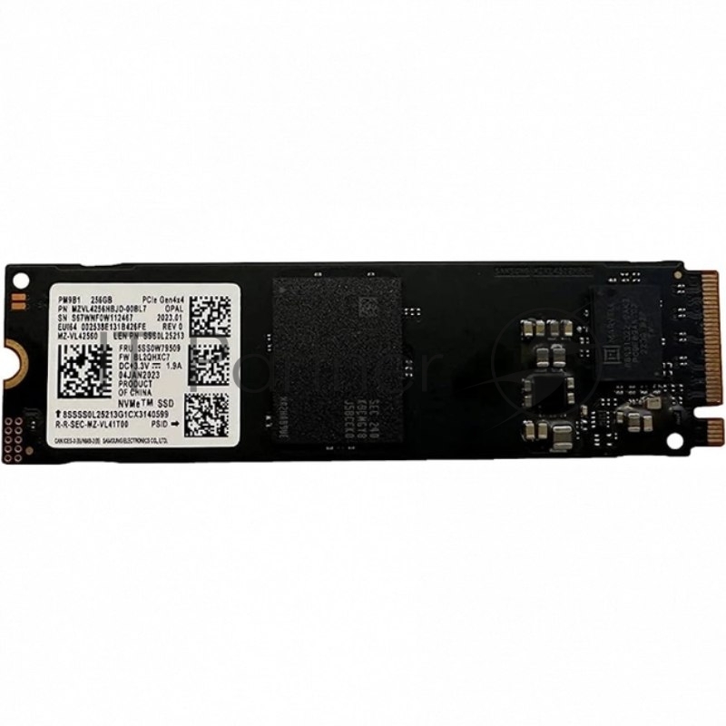 Твердотельный накопитель Samsung SSD PM9B1, 256GB, M.2(22x80mm), NVMe, PCIe 4.0 x4, R/W 3300/1250MB/s, IOPs 224 000/400 000 (12 мес.)