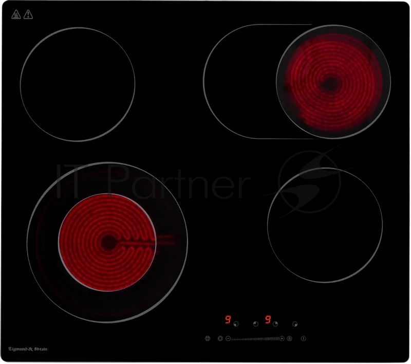 Варочная панель Zigmund & Shtain CN 43.6 B черный