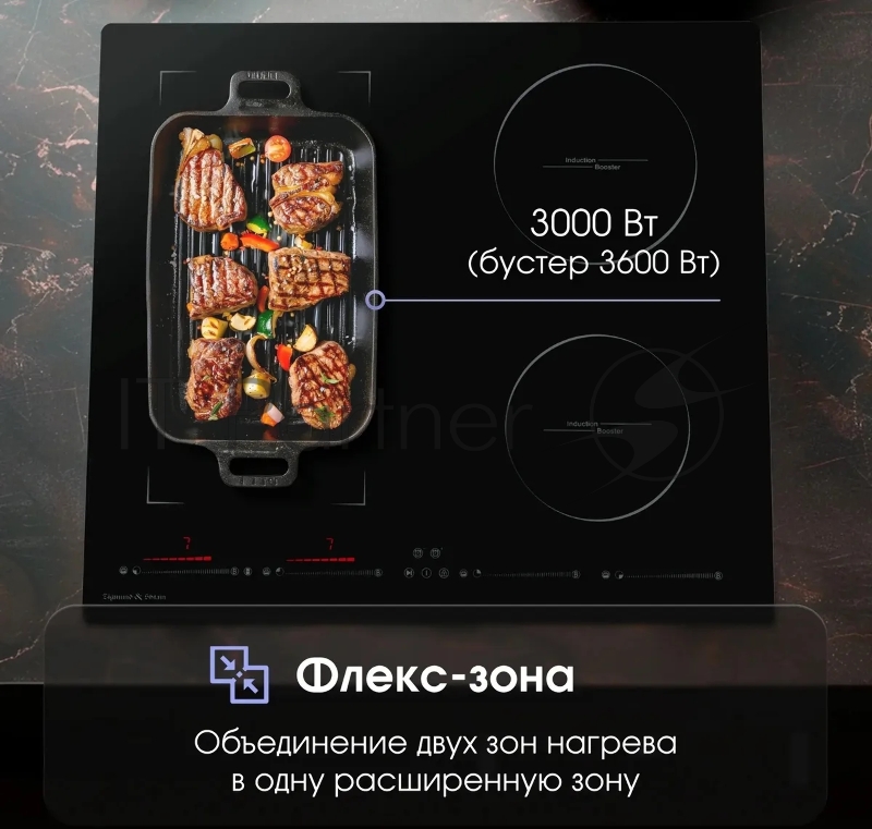 Варочная панель Zigmund & Shtain CIS 032.60 BX черный