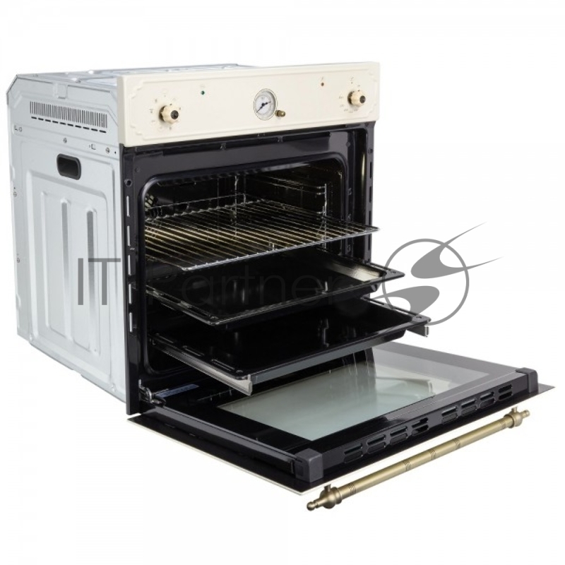 Духовой электрический шкаф Zigmund & Shtain E 141 X бежевый