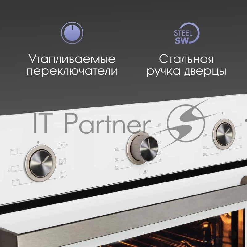 Духовой электрический шкаф Zigmund & Shtain E 151 W белый