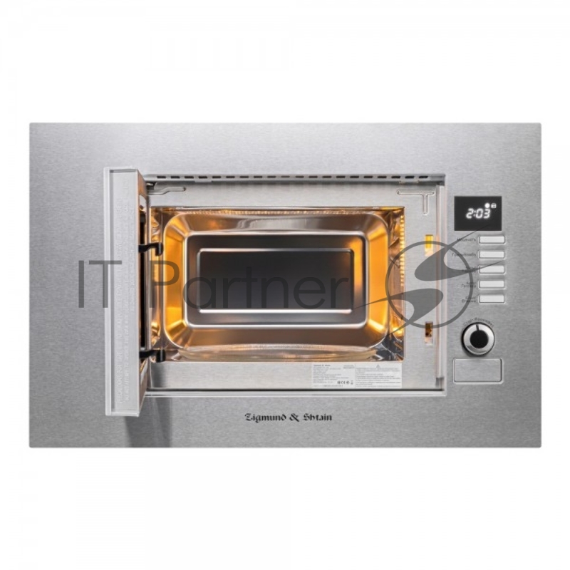 Микроволновая печь Zigmund & Shtain BMO 21 S нержавеющая сталь, встраиваемая