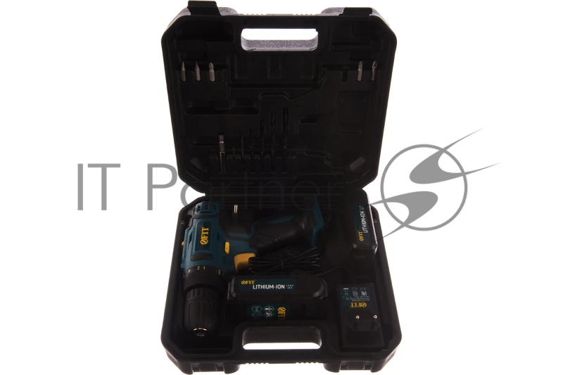 Дрель-Шуруповерт акк. 18.0 В, 0-400/1450 об/мин, 29.0 Нм, 2 (Li-Ion) 1.3 Ач, 1.5 ч., рез. накл., кейс