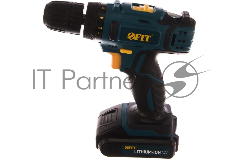 Дрель-Шуруповерт акк. 18.0 В, 0-400/1450 об/мин, 29.0 Нм, 2 (Li-Ion) 1.3 Ач, 1.5 ч., рез. накл., кейс