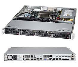 Платформа 1U 19 RM Supermicro SuperServer SYS-5018D-MTF (Socket1150, iC224, 4xDDR3, SATA III, SATA II, RAID, PCI-E 3.0, VGA, 2x1Гбит LAN, IPMI, USB3.0, USB2.0, 350Вт)