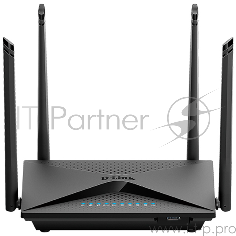 Сетевое оборудование D-Link DIR-853/RU/R1A Беспроводной двухдиапазонный гигабитный маршрутизатор AC1300 с поддержкой технологии MU-MIMO, USB-портом 3.0 и поддержкой 3G/LTE