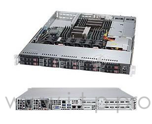 Платформа 1U 19 RM Supermicro SuperServer SYS-1028R-WTR (2xSocket2011-v3, iC612, 16xDDR4, 10xHS 2.5 SATA III, RAID, 2xPCI-E x16, VGA, 2x1Гбит LAN, IPMI, USB3.0, 700Вт red.)