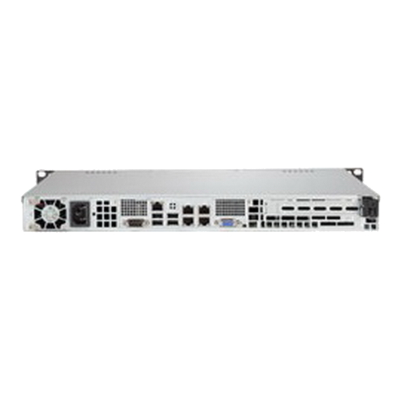 Платформа 1U 19 RM Supermicro SuperServer SYS-5018A-MLTN4 (Atom C2550-2.40ГГц, 4xDDR3, SATA III, SATA II, PCI-E 2.0, VGA, 4x1Гбит LAN, IPMI, USB2.0, 200Вт)