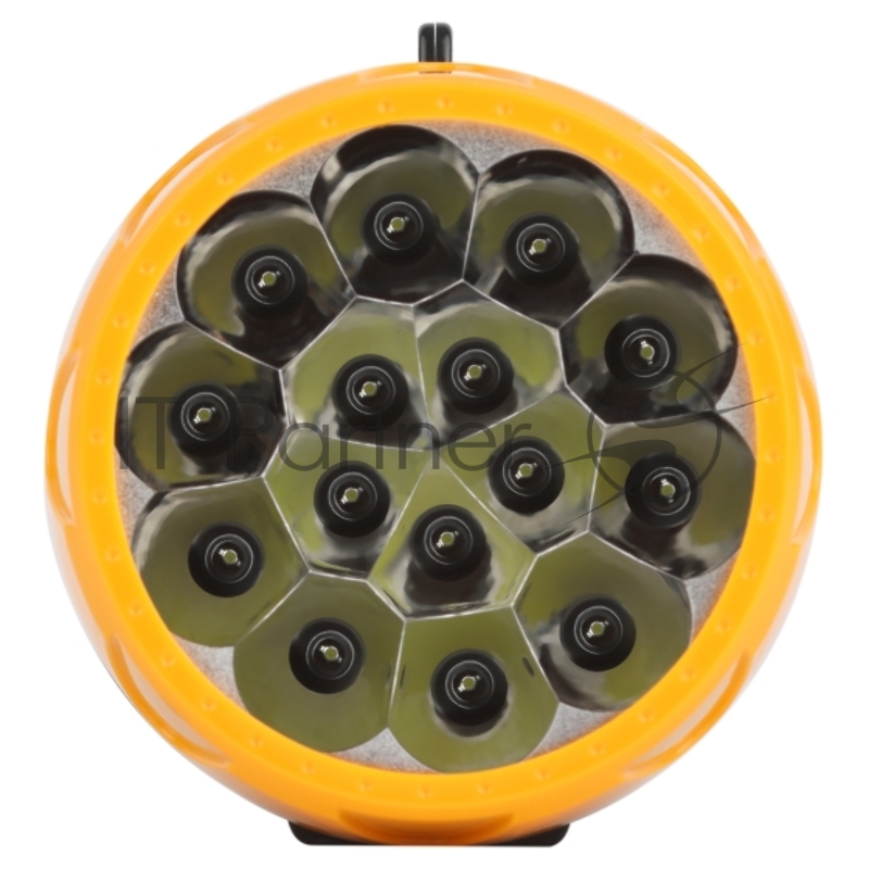 Фонарик кемпинговый походный ударопрочный, 2 режима, 15 LED, вилка для подзарядки TSP10 Трофи