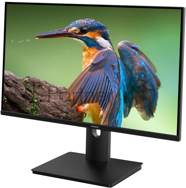 Монитор 27 AIWA MU270A-K Black (IPS, 3840x2160, 2xHDMI+DP, 5 ms, 178°/178°, 250 cd/m, 1000:1, 75Hz, MM, Pivot, внешн. БП)