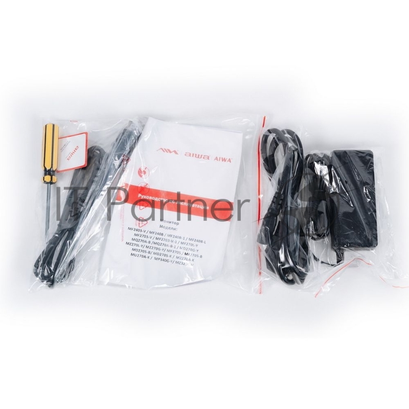 Монитор 27 AIWA MZ270A-K Black (IPS, 2560x1440, 2xHDMI+DP, 1 ms, 178°/178°, 250 cd/m, 1000:1, 165Hz, MM, Pivot, внешн. БП)