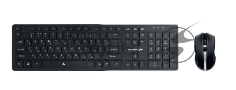 Набор беспроводной Accesstyle KM201-ORE Dark Gray: клавиатура K201-ORE, мышь M201-ORE