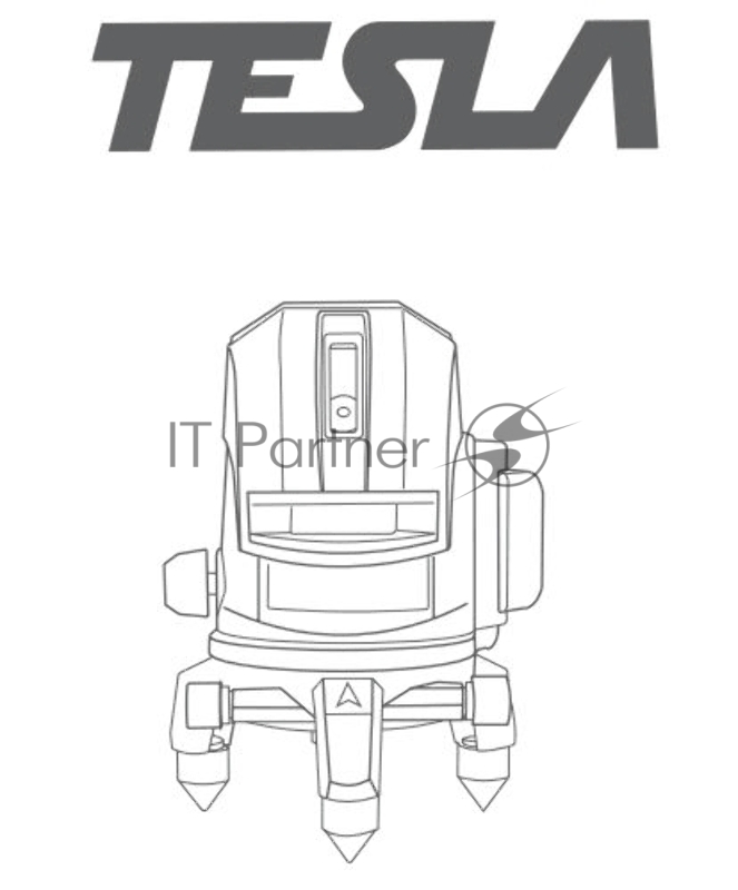Лазерный уровень TESLA UR30PRO линейный крест 30м ±0,2мм/м зеленый луч