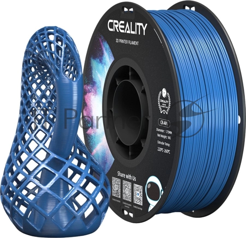 Катушка CR-ABS пластика Creality 1,75 мм 1кг для 3D принтеров, голубой