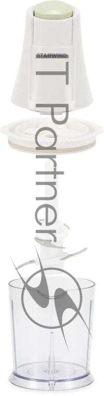Измельчитель электрический Starwind SCP1010 0.36л. 250Вт белый/зеленый