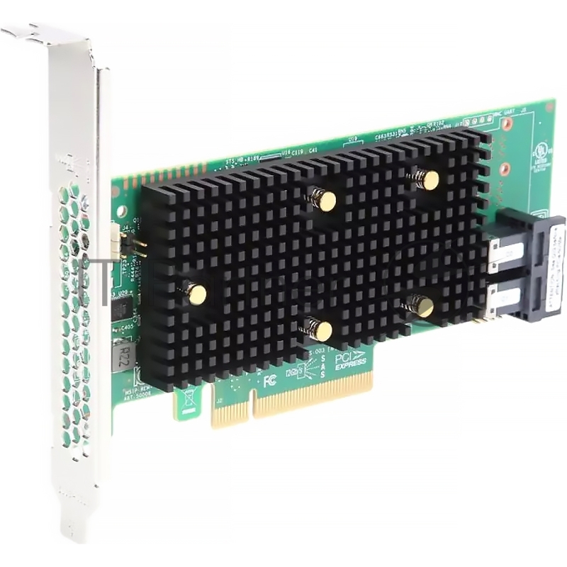 Контроллер MegaRAID 9440-8i SGL (05-50008-02), PCIe 3.1 x8 LP, SAS/SATA/NVMe, RAID 0,1,5,6,10,50,60, 8port(2 * int SFF8643), 3408 IOC