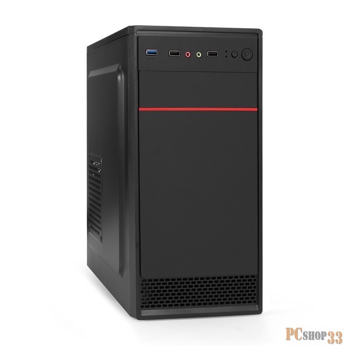 Корпус Minitower ExeGate MA-401-XP450 (mATX, БП XP450 с вент. 12см, 2*USB+1*USB3.0, аудио, черный)