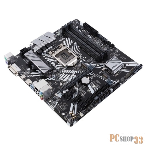Материнская плата ASUS PRIME Z370M-PLUS II RTL {Soc-1151v2, Intel Z370, 4xDDR4, mATX AC`97 8ch(7.1) GbLAN RAID+DVI+HDMI}