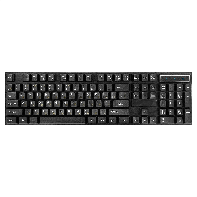 Комплект ExeGate Professional Standard Combo MK110-OEM (клавиатура влагозащищенная 104кл. + мышь оптическая 1000dpi, 3 кнопки и колесо прокрутки USB, длина кабелей 1.5м, черный, RTL)