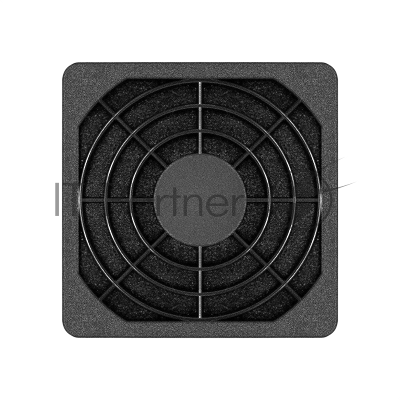 Решетка для вентилятора с фильтром 60х60 ExeGate EG-060PSFB (60x60 мм, пластиковая, квадратная, с пылевым фильтром, черная)