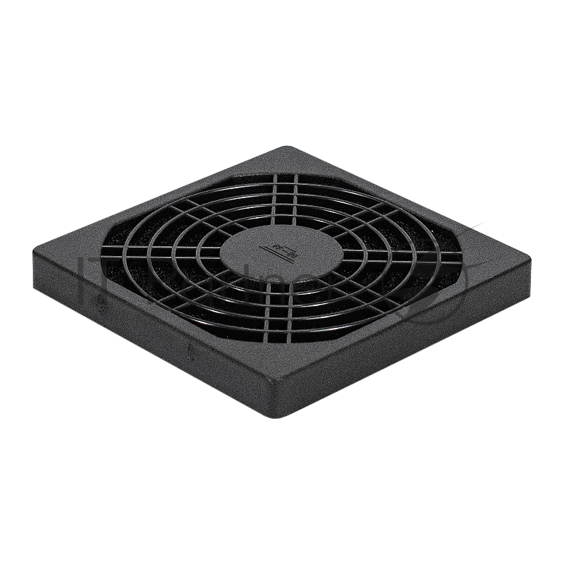 Решетка для вентилятора с фильтром 80х80 ExeGate EG-080PSFB (80x80 мм, пластиковая, квадратная, с пылевым фильтром, черная)