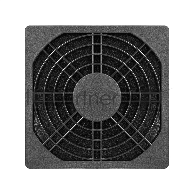 Решетка для вентилятора с фильтром 90х90 ExeGate EG-090PSFB (90x90 мм, пластиковая, квадратная, с пылевым фильтром, черная)