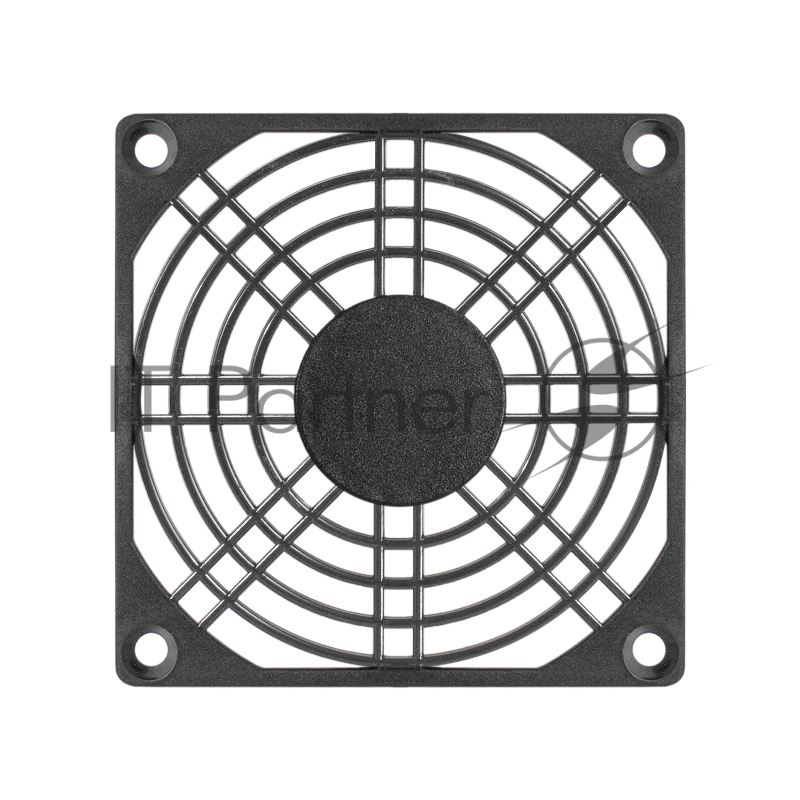 Решетка для вентилятора 80x80 ExeGate EG-080PSB (80x80 мм, пластиковая, квадратная, черная)