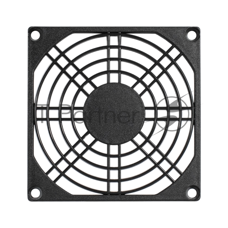 Решетка для вентилятора 90x90 ExeGate EG-090PSB (90x90 мм, пластиковая, квадратная, черная)
